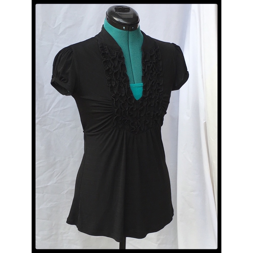 Ruffle Short Sleeve Top